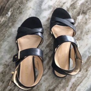 Nine West Flat Sandal with Ankle Strap